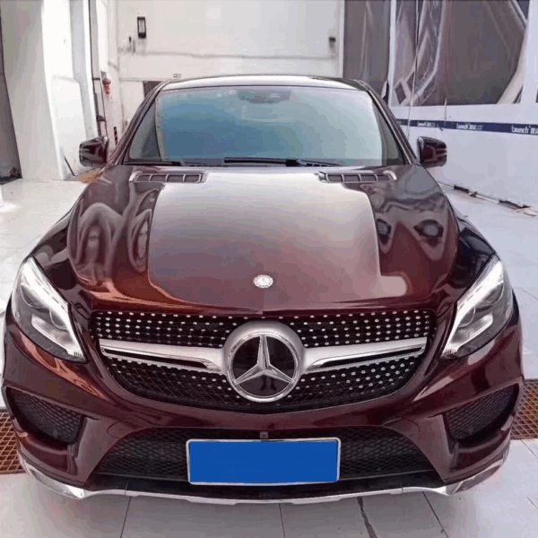 Glossy Metallic Black Rose Wrap - Image 5
