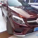Glossy Metallic Black Rose Wrap