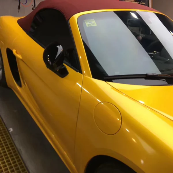 Gloss Metallic Yellow Vinyl Wrap - Image 5
