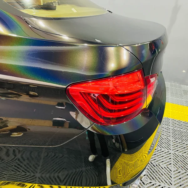 Color PPF TPU Diamond Laser Black Protection Film - Image 4