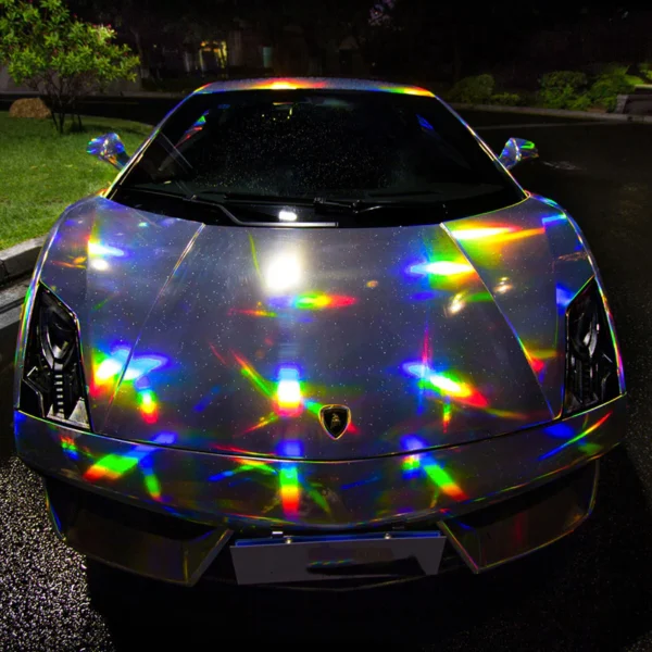Holographic Chrome Vinyl Film - Image 3