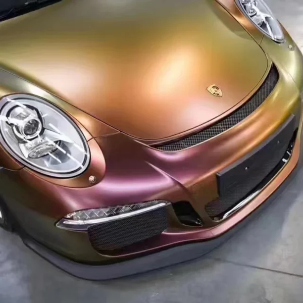 Glossy Diamond Sunrise Car Wrap - Image 3