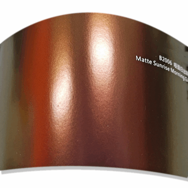 Glossy Diamond Sunrise Car Wrap