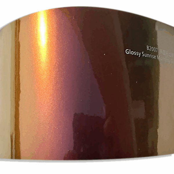 Glossy Diamond Sunrise Car Wrap - Image 2