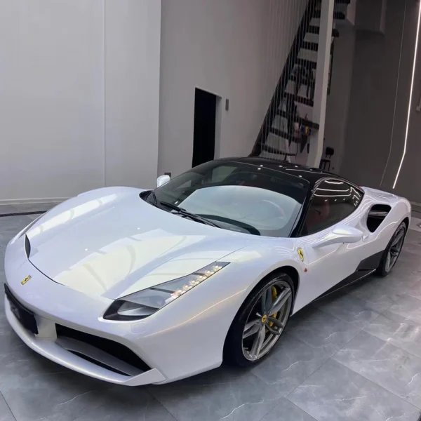 White Gold Chameleon Car wrap - Image 3