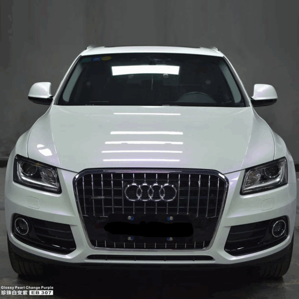 White Purple Chameleon Car wrap - Image 3
