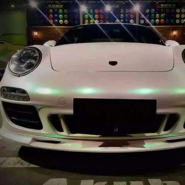 Matte Diamonds Aurora White Wrap - Image 2