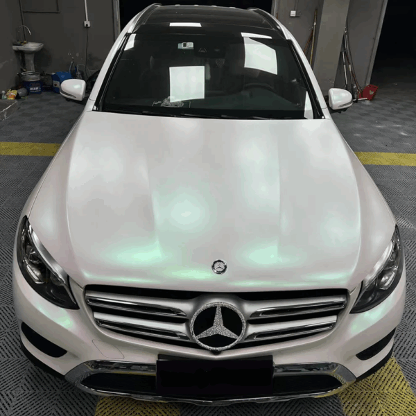 Matte Diamonds Aurora White Wrap - Image 6
