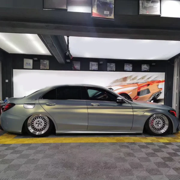 Matte Diamond Grey Gold Vinyl Wrap - Image 2