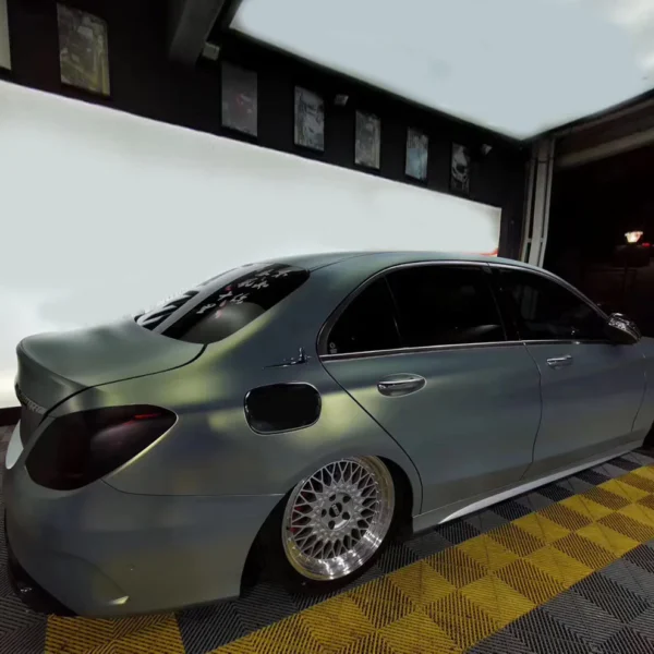 Matte Diamond Grey Gold Vinyl Wrap - Image 3