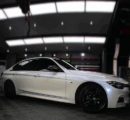 Matte White Chameleon Car wrap