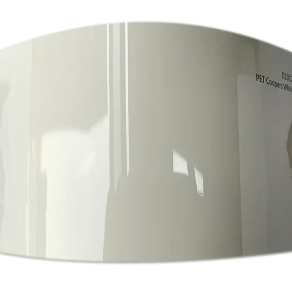 Gloss Coopers White Vinyl Car Wrap (PET Liner)