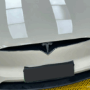 Gloss Coopers White Vinyl Car Wrap (PET Liner)