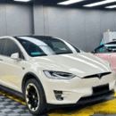 Gloss Coopers White Vinyl Car Wrap (PET Liner)