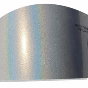 Iridescent Holographic Laser White (PET Liner)