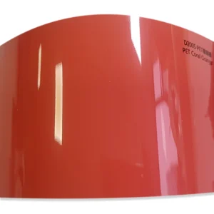 Super Gloss Orange Vinyl Wrap Car (PET Liner)