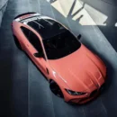 Super Gloss Orange Vinyl Wrap Car (PET Liner)