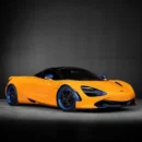 Gloss Mclaren Orange Vinyl Wrap (PET Liner)
