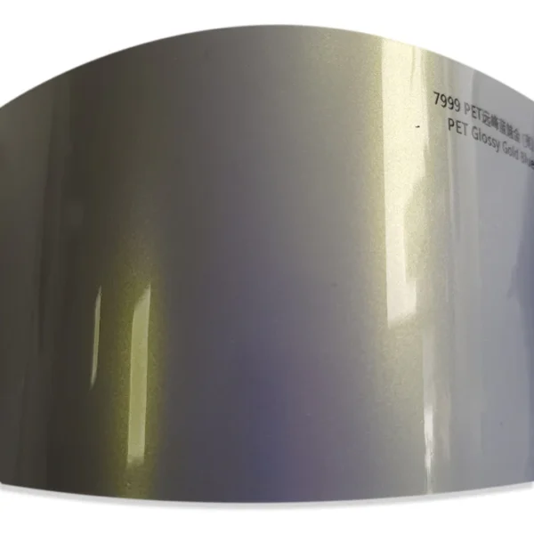 Super Metallic Gold Blue Color Shift Wrap (PET Liner) - Image 2
