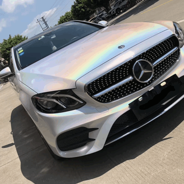 Iridescent Holographic Laser White (PET Liner) - Image 4