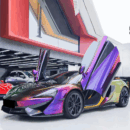 Super Chameleon Purple Gold Green Red Wrap (PET Liner)