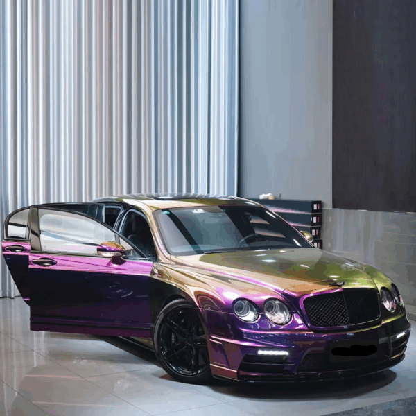 Super Chameleon Purple Gold Green Red Wrap (PET Liner) - Image 6