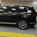 Gloss Metallic Black Gold Vehicle Wraps (PET Liner)