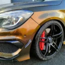 Gloss Paint Metallic Midnight Gold Car Wrap