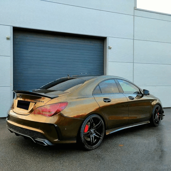 Gloss Paint Metallic Midnight Gold Car Wrap - Image 6
