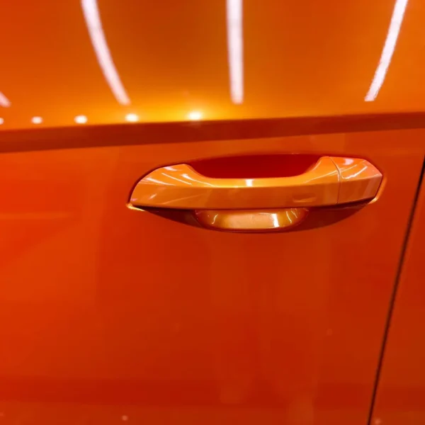 Gloss Metallic Racing Golden Orange Vinyl (PET Liner) - Image 5