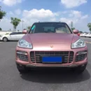 Satin Metallic Pearl Rose Gold Car Wrap