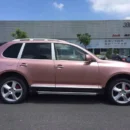 Satin Metallic Pearl Rose Gold Car Wrap
