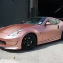 Satin Metallic Pearl Rose Gold Car Wrap