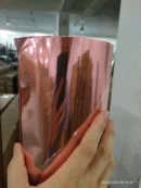 Super Mirror Chrome Rose Gold High Stretch Vinyl Wrap