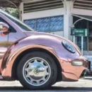 Super Mirror Chrome Rose Gold High Stretch Vinyl Wrap