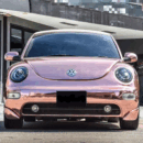 Super Mirror Chrome Rose Gold High Stretch Vinyl Wrap
