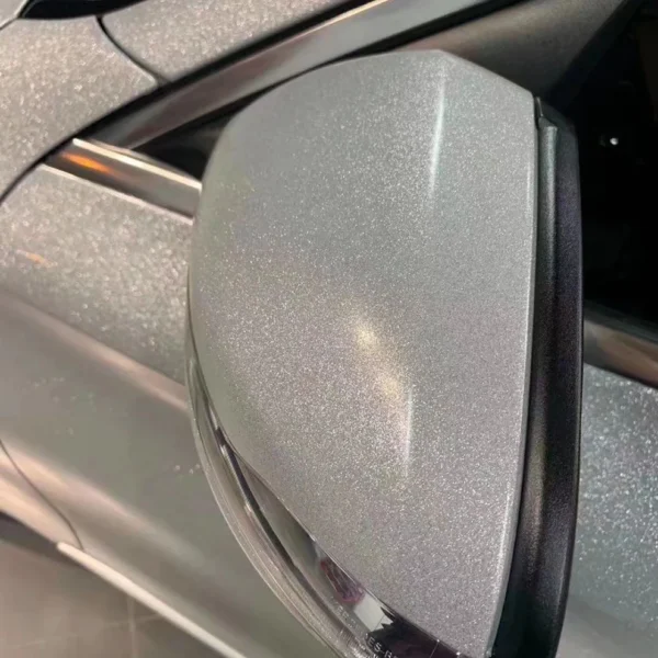 Gloss Sparkle Pearlescent White Wrap - Image 3