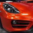 Gloss Metallic Orange Car Wrap