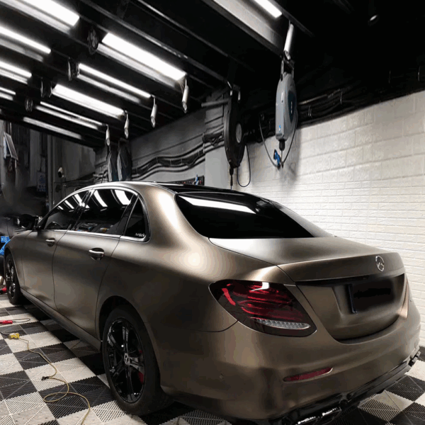 Ultral-matte Metallic Brown Grey Vinyl - Image 5