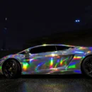 Holographic Chrome Vinyl Film