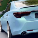 Matte Diamond Green Blue Vinyl