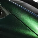 Diamond Chameleon Green Gold Car Wrap