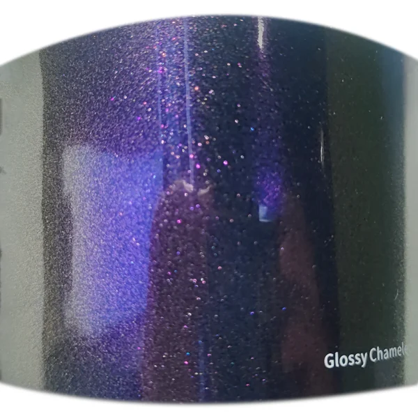 Diamond Chameleon Purple Copper Car Wrap - Image 2