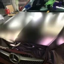 Diamond Chameleon Purple Copper Car Wrap
