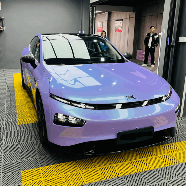 Glossy Flip Glacial Frost Blue Wrap Vinyl - Image 3