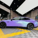 Glossy Flip Glacial Frost Blue Wrap Vinyl