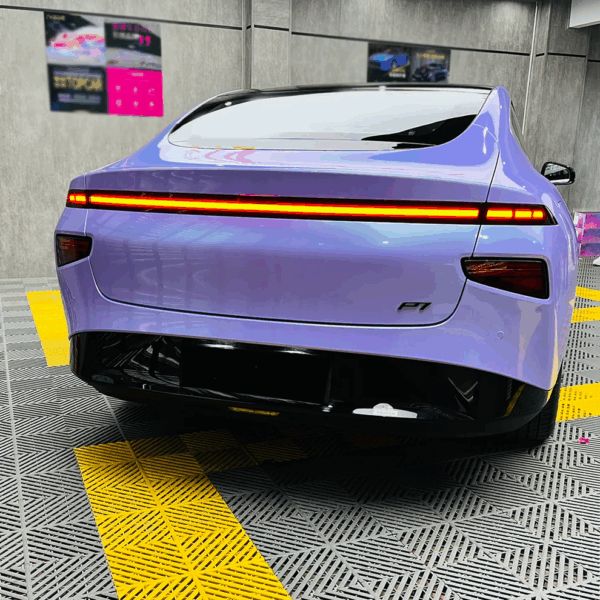Glossy Flip Glacial Frost Blue Wrap Vinyl - Image 4