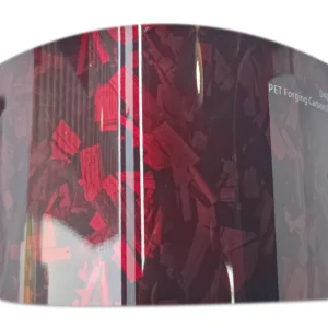 Forged Carbon Red Texture Vinyl Wrap (PET liner)