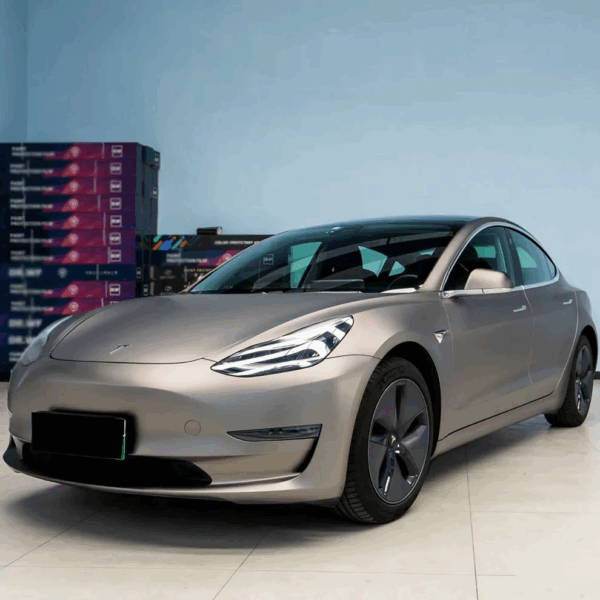 Ultral-matte Metallic Light Grey Car Vinyl - Image 4
