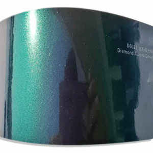 Gloss Metallic Diamond Aurora Green (PET liner)